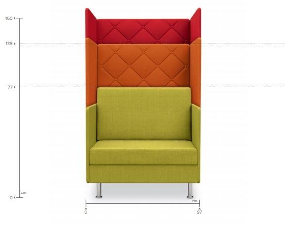 Dauphin Кресло из ткани с подлокотниками Atelier Al 5511 - Вид №1