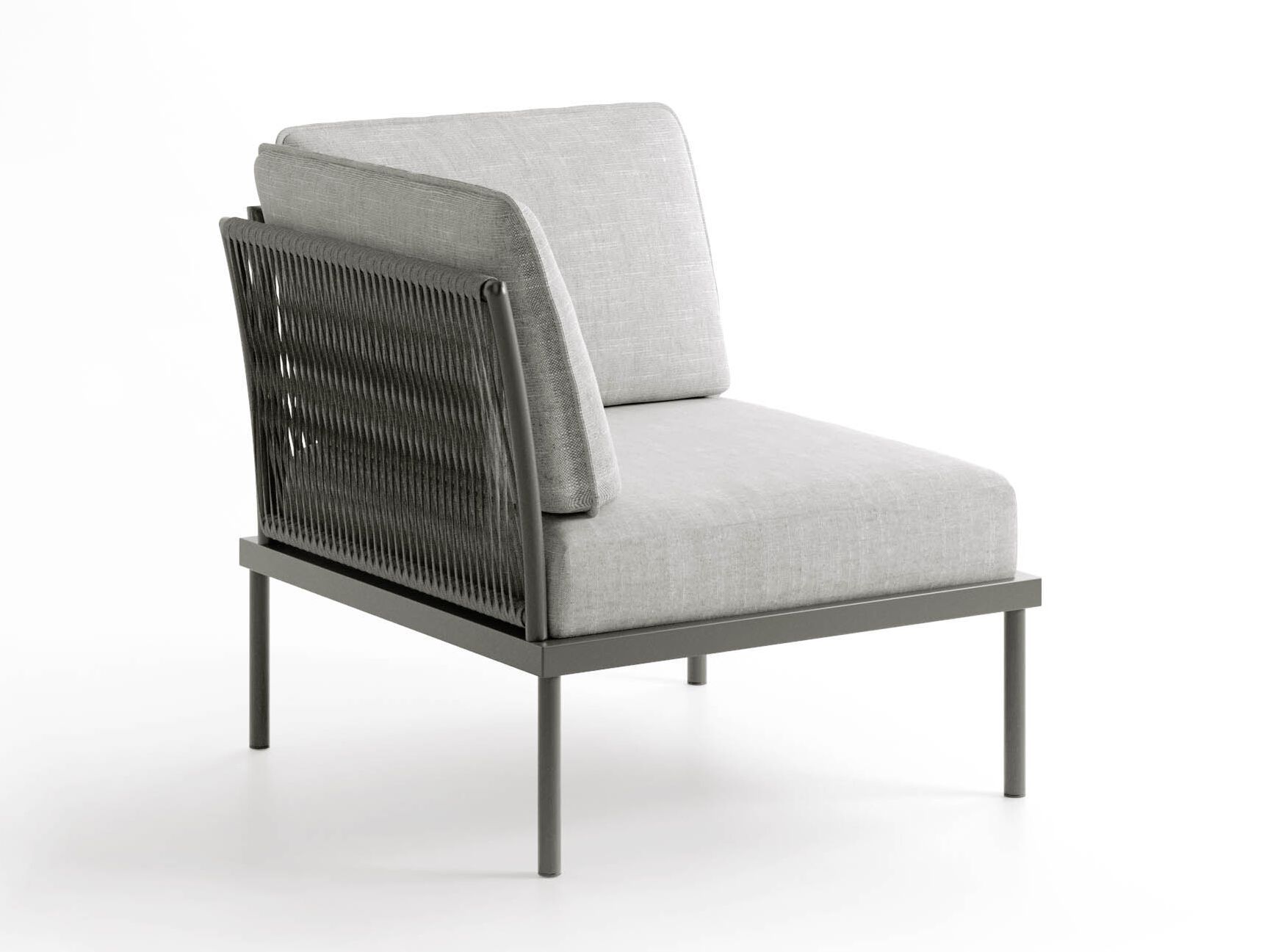 Тканевое угловое садовое кресло с подлокотниками Atmosphera ARCH-00126587