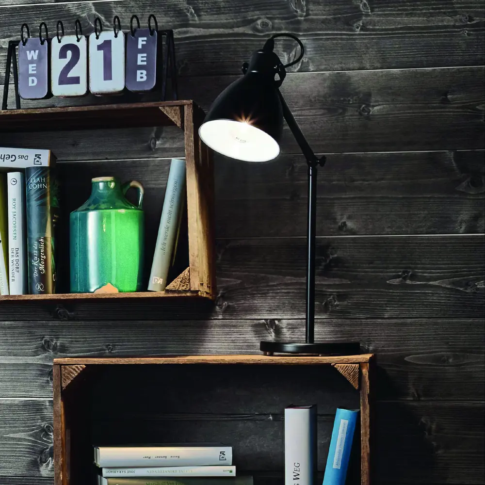 Рабочая лампа настольная Eglo «Priddy», цвет чёрный STLM-2050230 - Вид №7