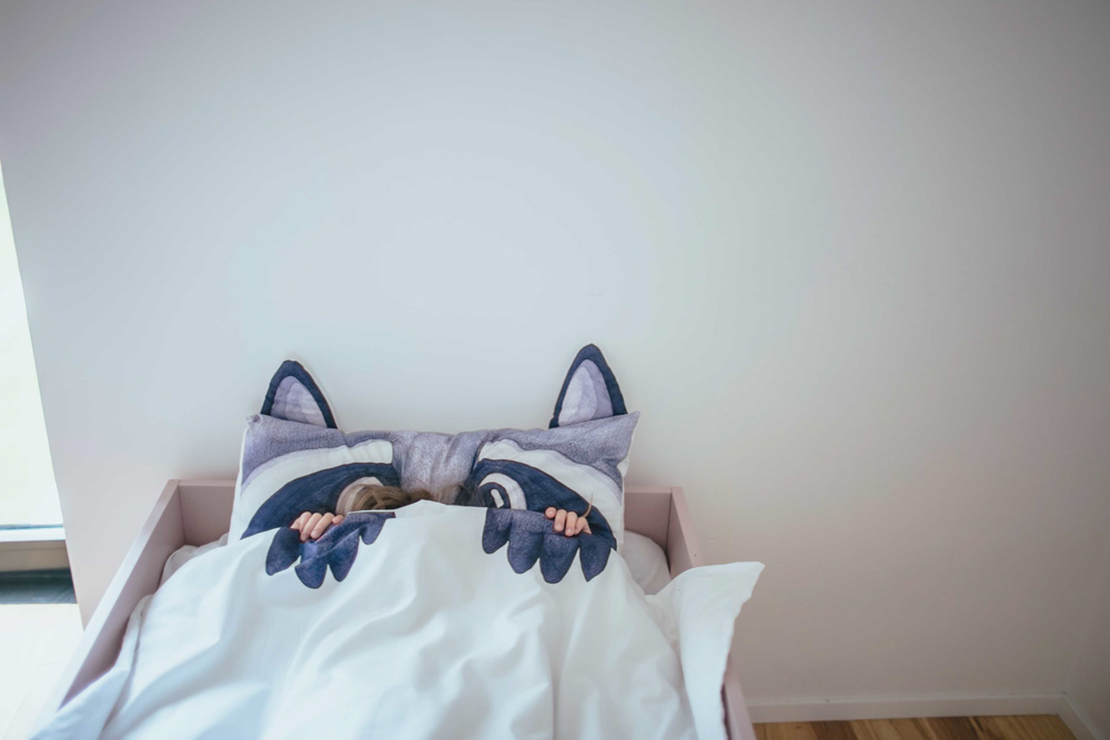 Комплект детского постельного белья "Енот" VAMVIGVAM  282094 Белый;серый Santreyd  - Вид №4