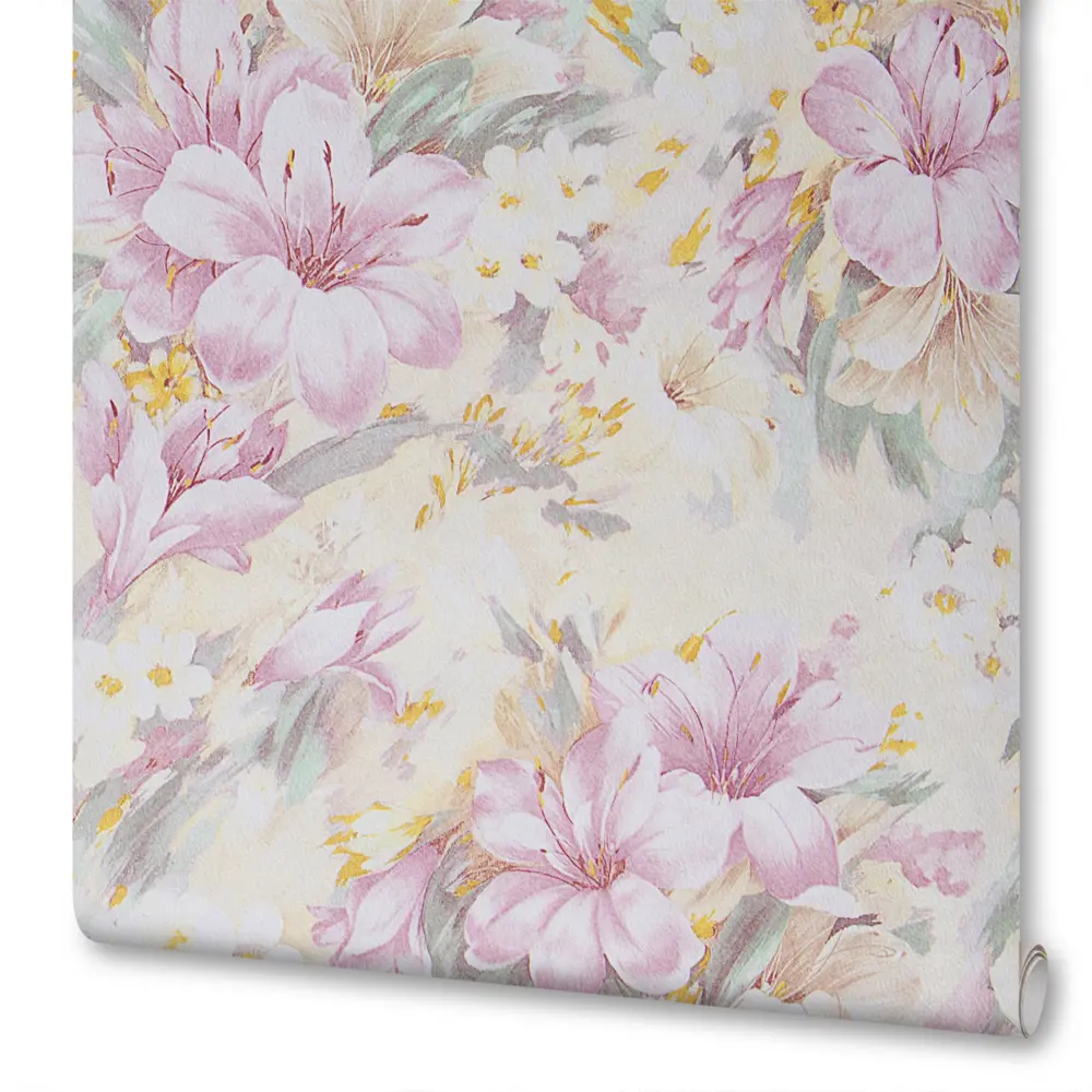 Обои бумажные Акварель розовые 0.53 м 3234-61 Santreyd STLM-2178203