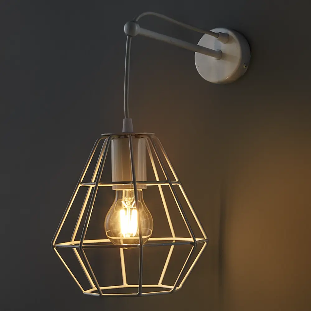 Настенный светильник бра Vitaluce Orso white 1 лампа 3м² E27 цвет белый глянцевая STLM-2008478 - Вид №1