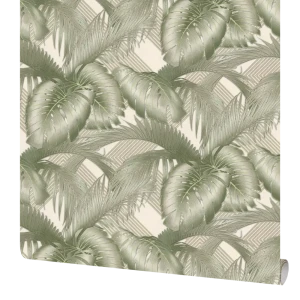 Обои флизелиновые Euro Decor Riviera зеленые 1.06 м ED7157-21 84804576 STLM-2014495