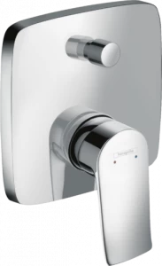 31451000 Metris Смеситель для ванны, однорычажный, скрытого монтажа, со встроенной защитной комбинацией согласно EN1717 для iBox universal Hansgrohe