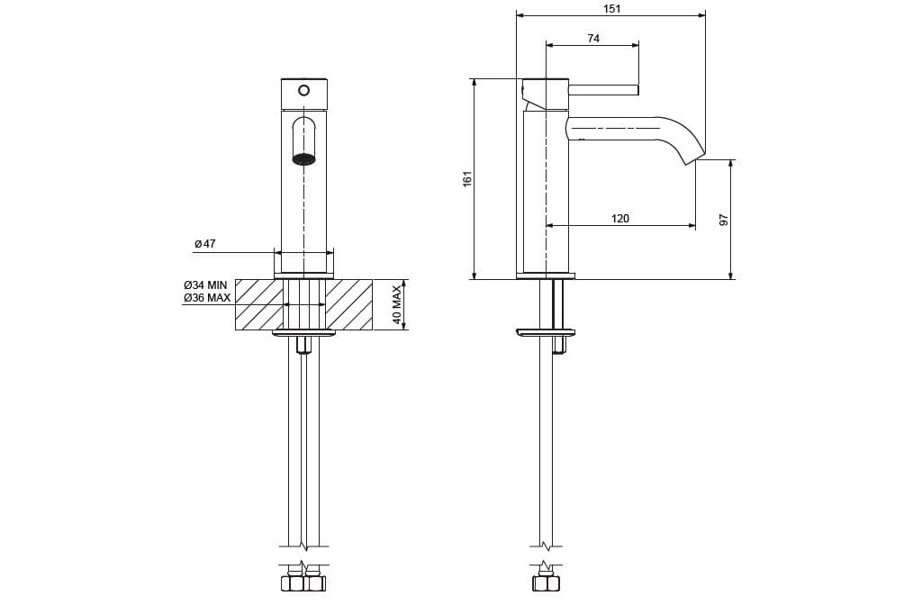 Однорычажный смеситель для раковины Gaia Mobili Complements ARCH-00126968 - Вид №2