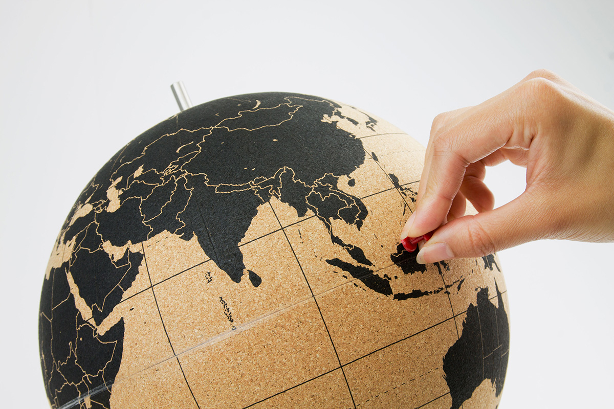 Малый пробковый глобус для путешественников SUCK UK SKCORKGLOBE2 - Вид №4