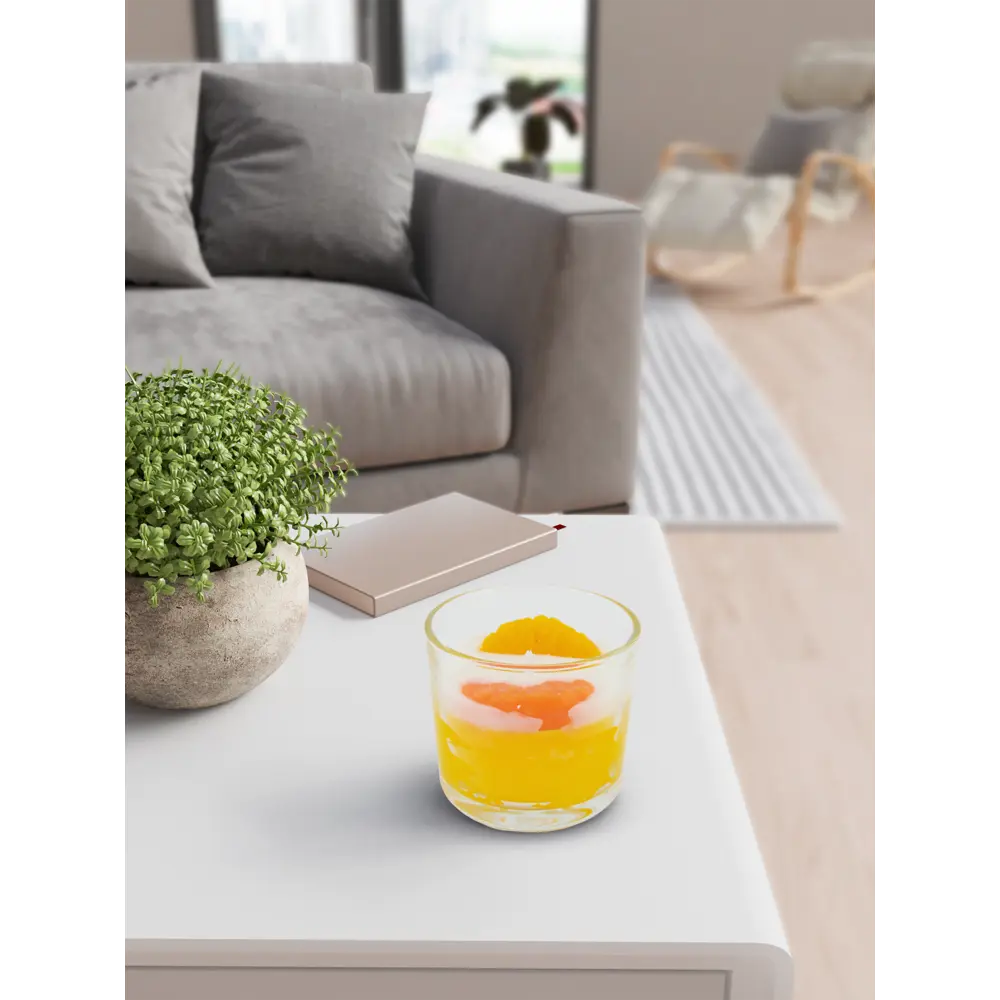 Santreyd Ароматическая свеча «Фруктовое суфле» в стеклянном стакане 82619232 STLM-0031887 - Вид №5