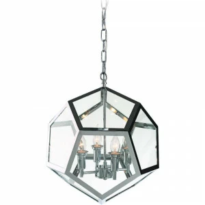 Подвесная люстра Divinare Poliedro 2020/02 SP-4 DIVINARE ДИЗАЙНЕРСКИЕ, POLIEDRO 074989 Хром