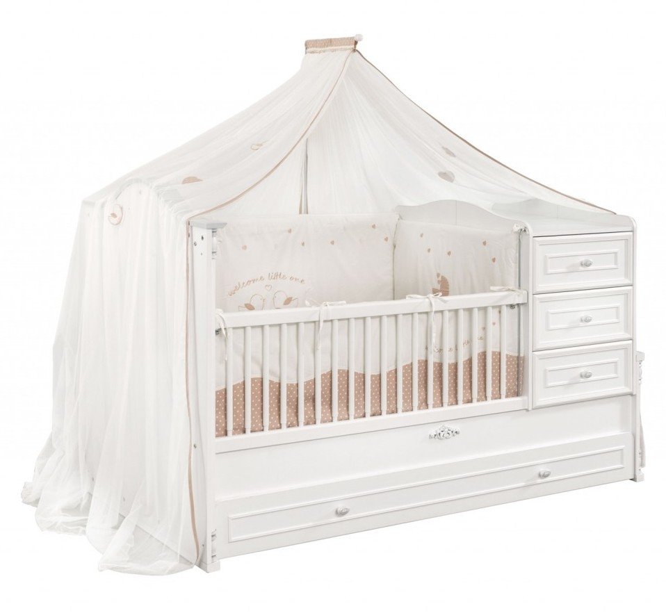 Балдахин на детскую кроватку Romantic Baby CILEK ROMANTIC BABY 00-3832093 Белый Santreyd  - Вид №1