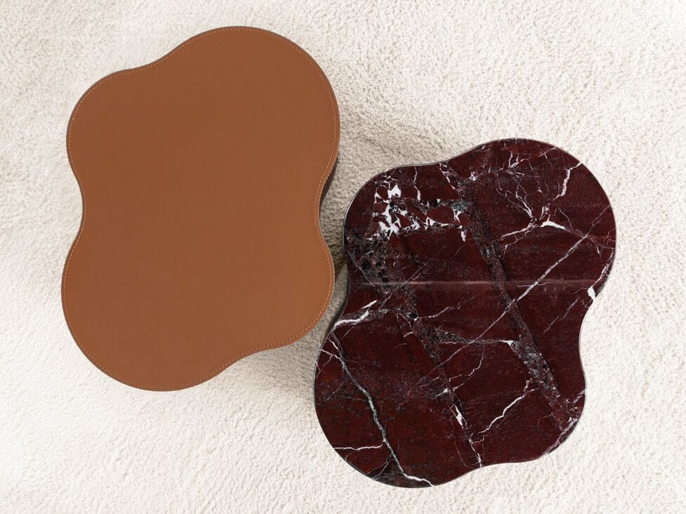 Низкий журнальный столик с кожаным или мраморным верхом Vibieffe Quite luxury ARCH-00147905 - Вид №10