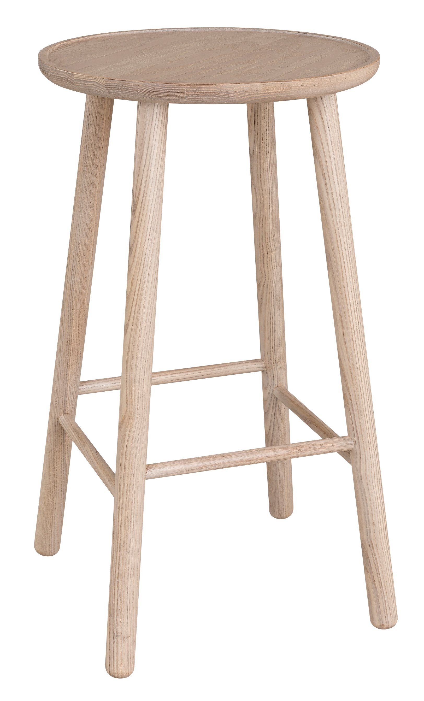 Высокий березовый стул с подставкой для ног Hans K ZigZag ARCH-00055671 - Вид №6