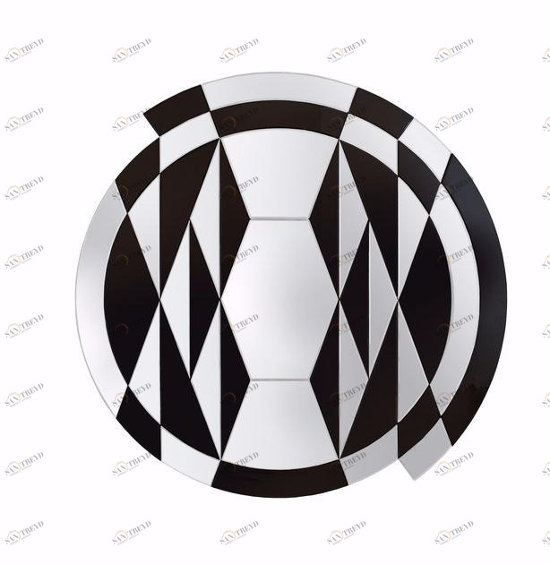 Gallotti&Radice Круглое настенное зеркало из хрусталя sun-id-1492231