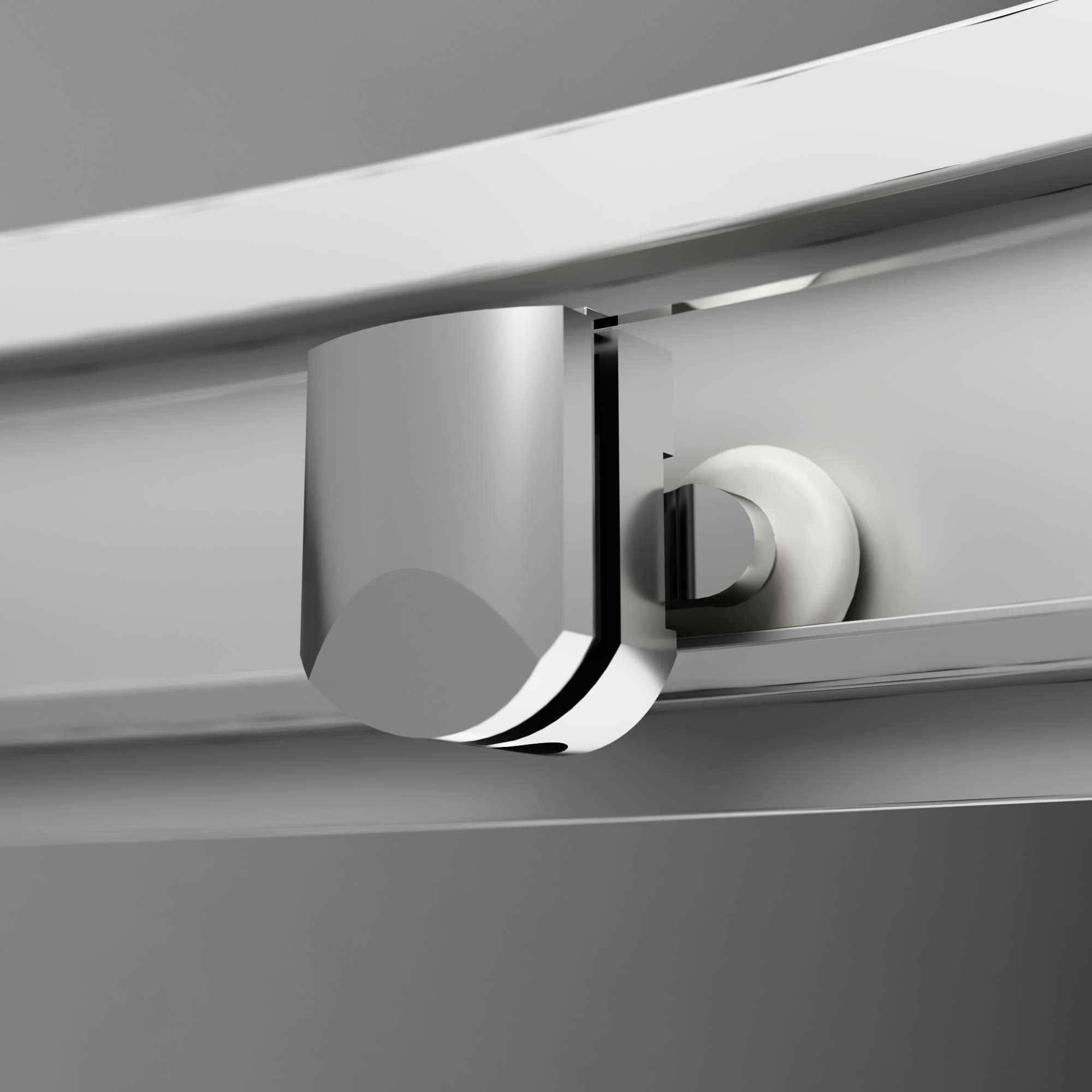 W90G-401A090WT Deep душевое ограждение 90х90стекло прозрачноепрофиль мат. серебробез поддона AM.PM Gem - Вид №4