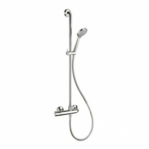 CRITE412 Внешний термостатический смеситель для душа "Cold Touch" с ручкой из АБС-пластика, удобный ручной душ с защитой от известкового налета со скользящей рейкой и гибким шлангом LONG LIFE Cristina Rubinetterie