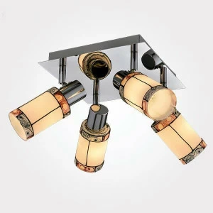 Светильник потолочный белый Eurosvet 20054/4 EUROSVET ТИФФАНИ 00-3927092 Белый