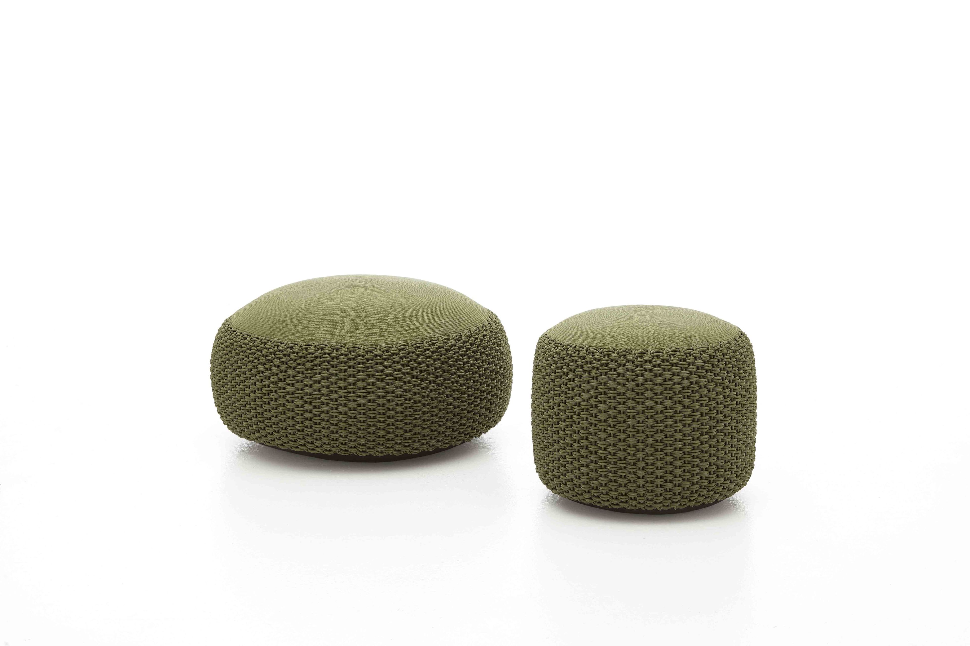 Мягкий и плетеный садовый пуф Nodo Italia BIG STONE ARCH-00001777 - Вид №1