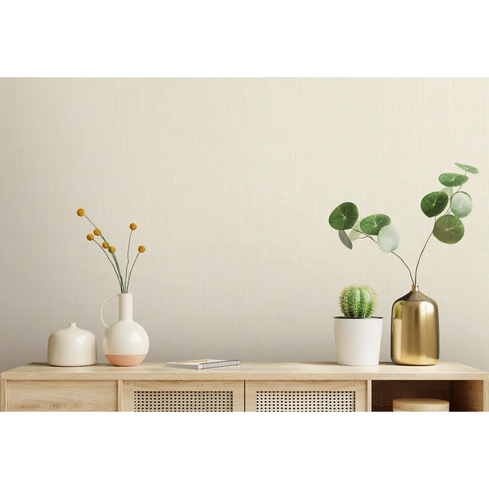 Обои флизелиновые KREAFORTA Ним бежевые 1.06 м 587642 STLM-2180125