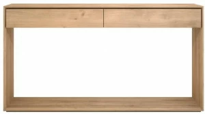 Ethnicraft Консоль из массива дерева с ящиками Oak nordic 51444
