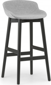 604456 Барный стул , 75 см, полная обивка, черный дуб / Synergy Normann Copenhagen Hyg