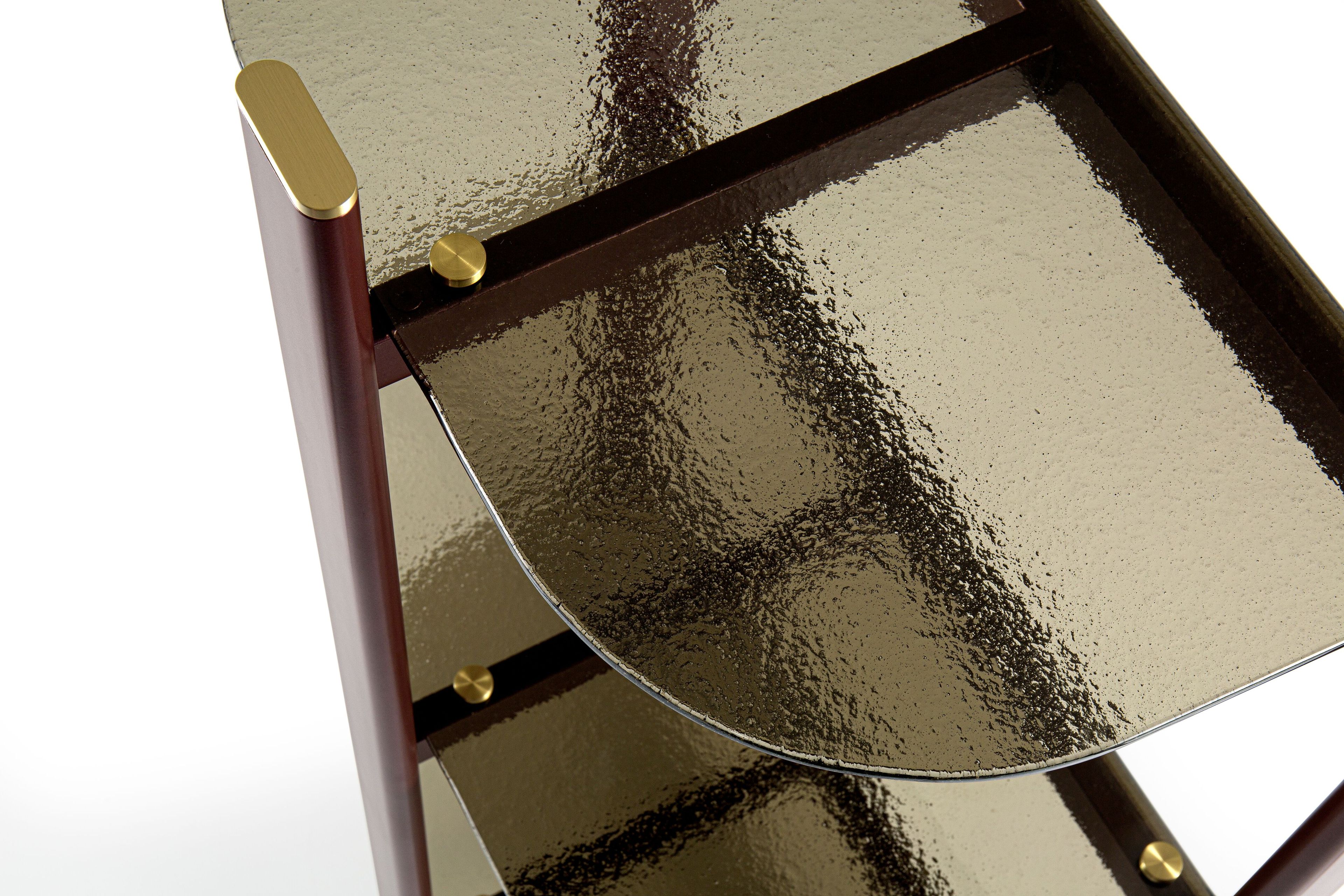 Отдельно стоящий книжный шкаф из металла и стекла Borzalino PETRA ARCH-00103714 - Вид №17