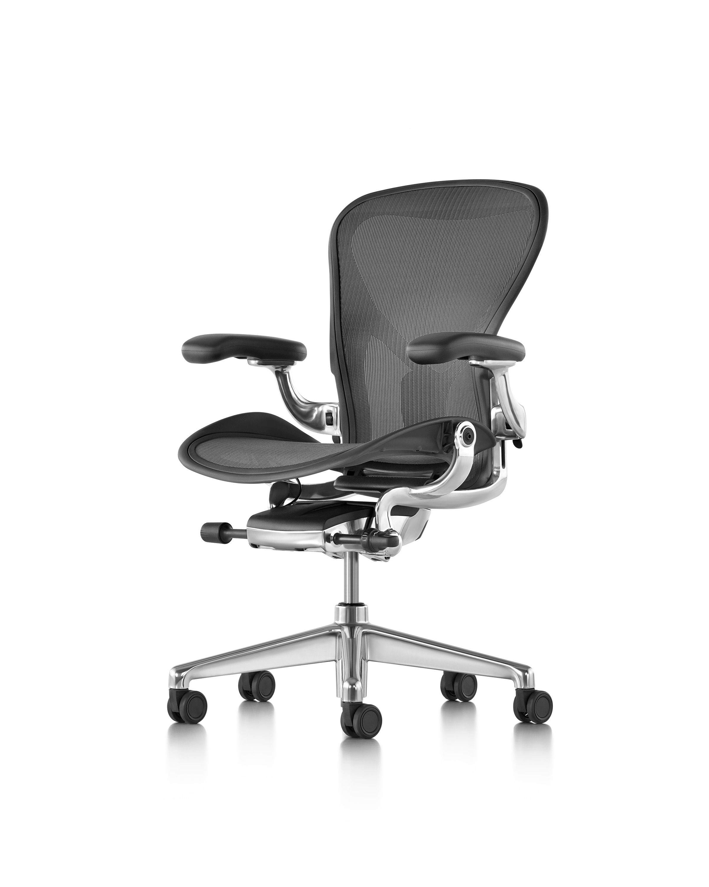 5-спицевое вращающееся офисное кресло с колесами Herman Miller Aeron ARCH-00152986 - Вид №60