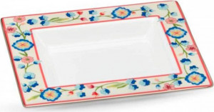 10551400 Lenox Блюдо прямоугольное 19см "Жаклин Бувье, Скаламандре" Фарфор костяной