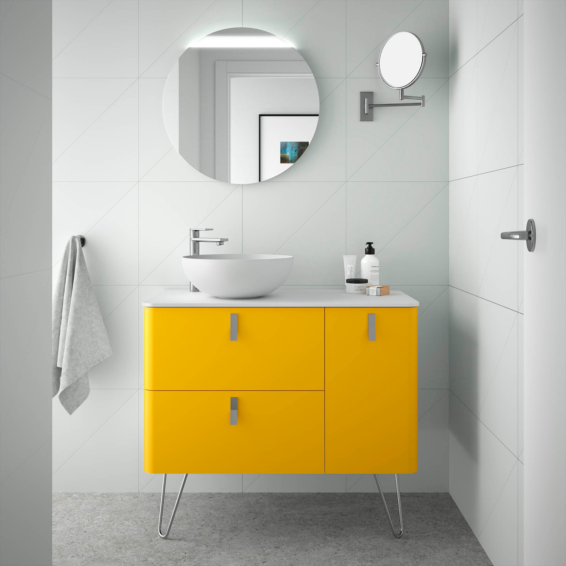 24635 SALGAR Мебель для умывальника UNIIQ 1200 правая SOL Sol 