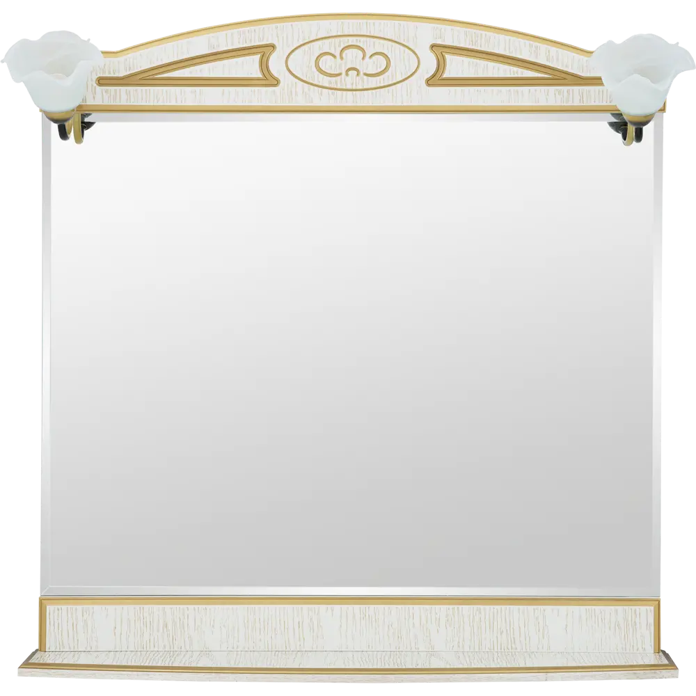 Зеркало «Луиза» 83 см цвет белое золото Santreyd STLM-2016371