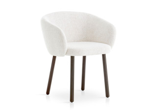 Мягкий тканевый стул с подлокотниками