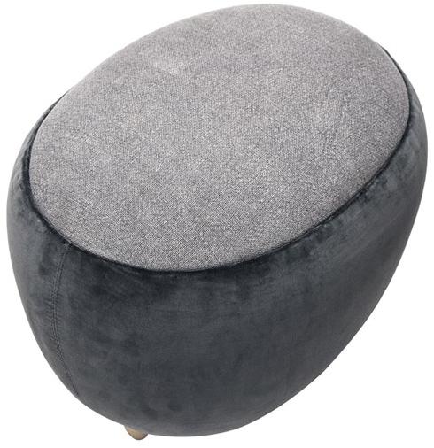 Gancedo Овальный пуф из ткани Pebbles sun-id-1488481 - Вид №1