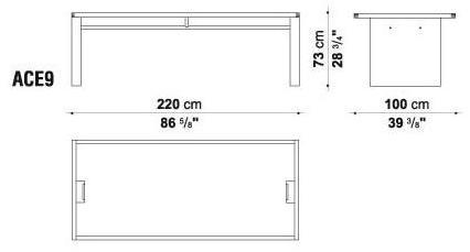 B&B Italia Project Прямоугольный рабочий стол Ac executive sun-id-1502333 - Вид №2