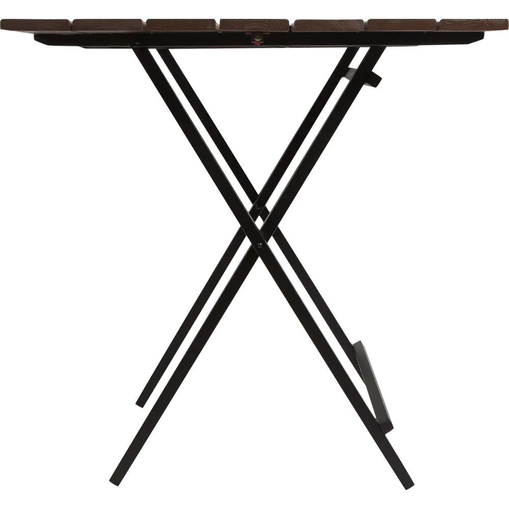 Стол садовый складной Quadro, металл/дерево, цвет каштан Santreyd 5 STLM-2015193 - Вид №2