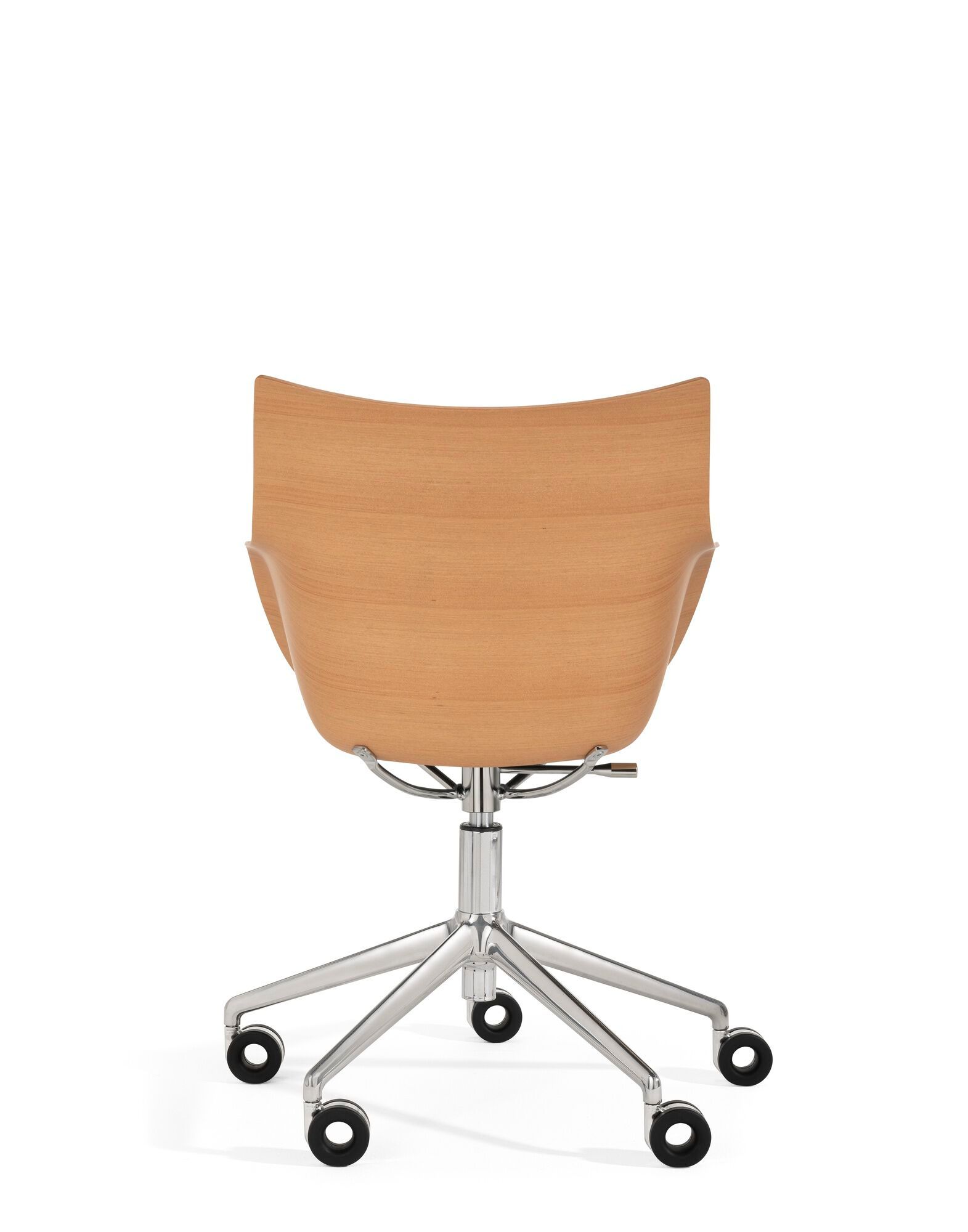 Стул с регулируемой высотой из шпона с мягким сиденьем Kartell Smart Wood ARCH-00145770 - Вид №8