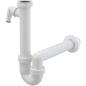 Сифон трубчатый с накидной гайкой 6/4" и штуцером