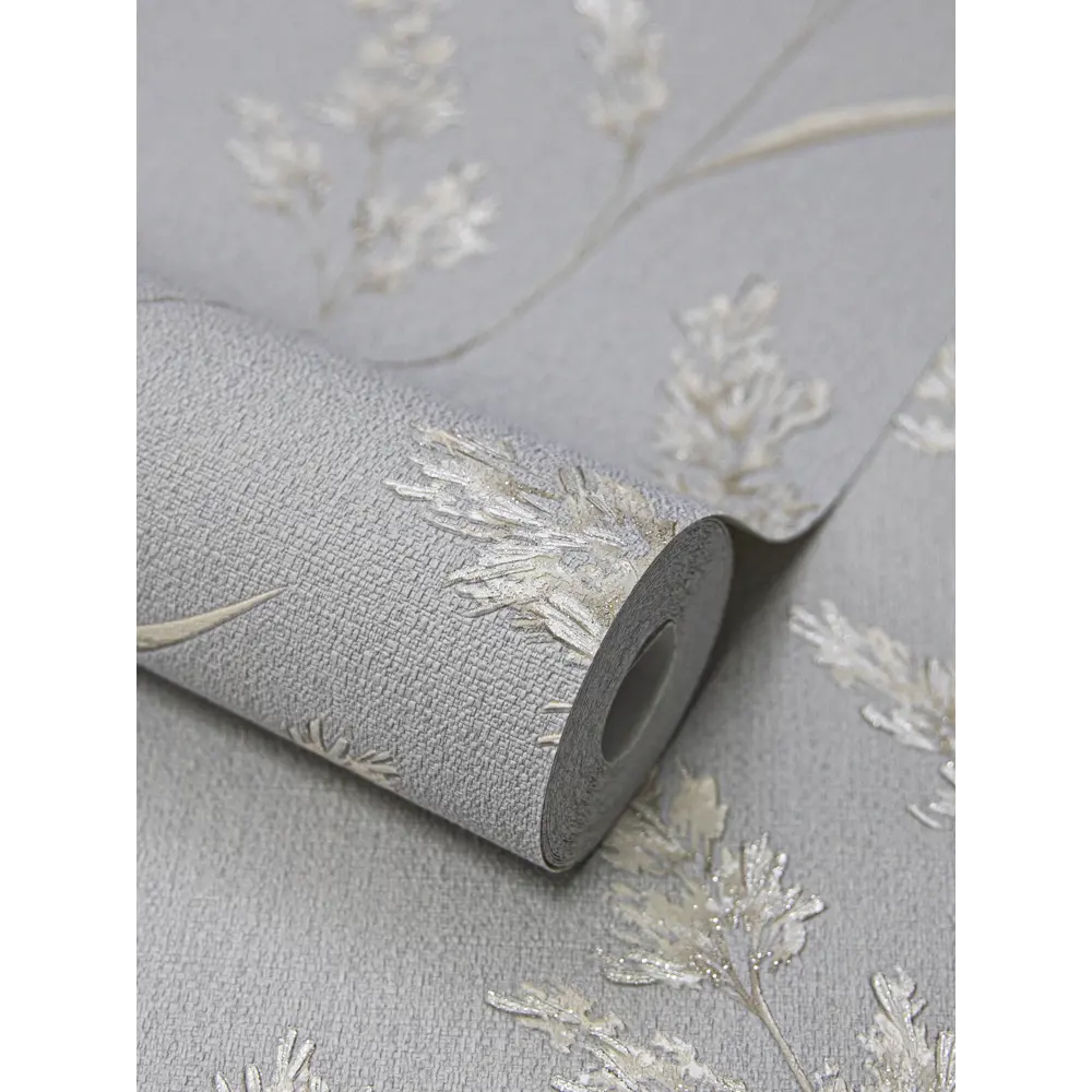 Флизелиновые обои Wallsecret Campo серые 1.06 м 89400491 STLM-1528650 - Вид №2