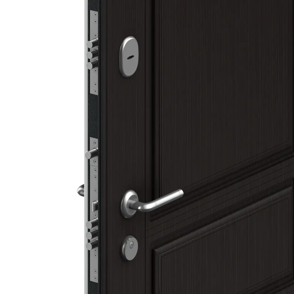 Дверь входная металлическая Премиум New 88x205 см правая венге с зеркалом DOORHAN STLM-2183807 - Вид №3
