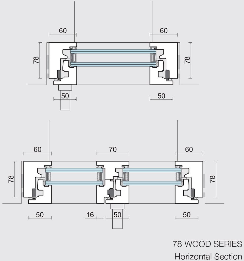 CARMINATI SERRAMENTI Распашное окно из дерева с двойным остеклением Skyline system sun-id-1428125 - Вид №8