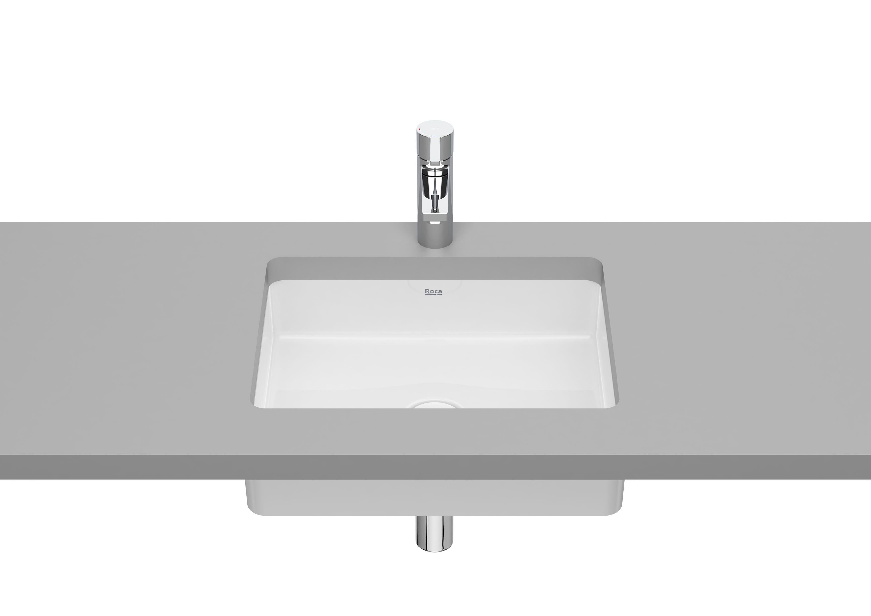 Керамическая прямоугольная встраиваемая раковина Roca Inspira ARCH-00090451 - Вид №3