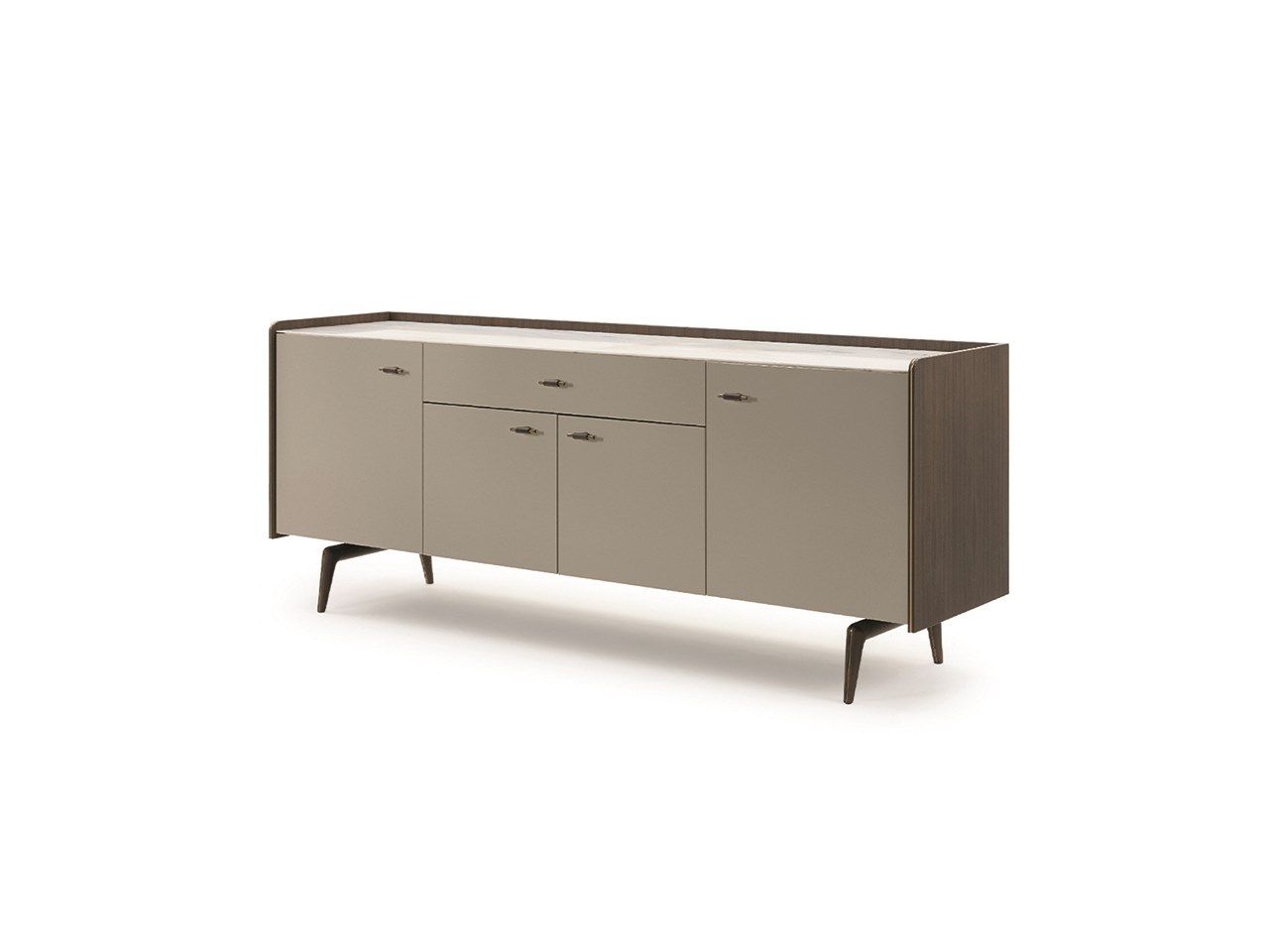 Шкаф из грецкого ореха с распашными дверцами с ящиками Turri ARCH-00021730