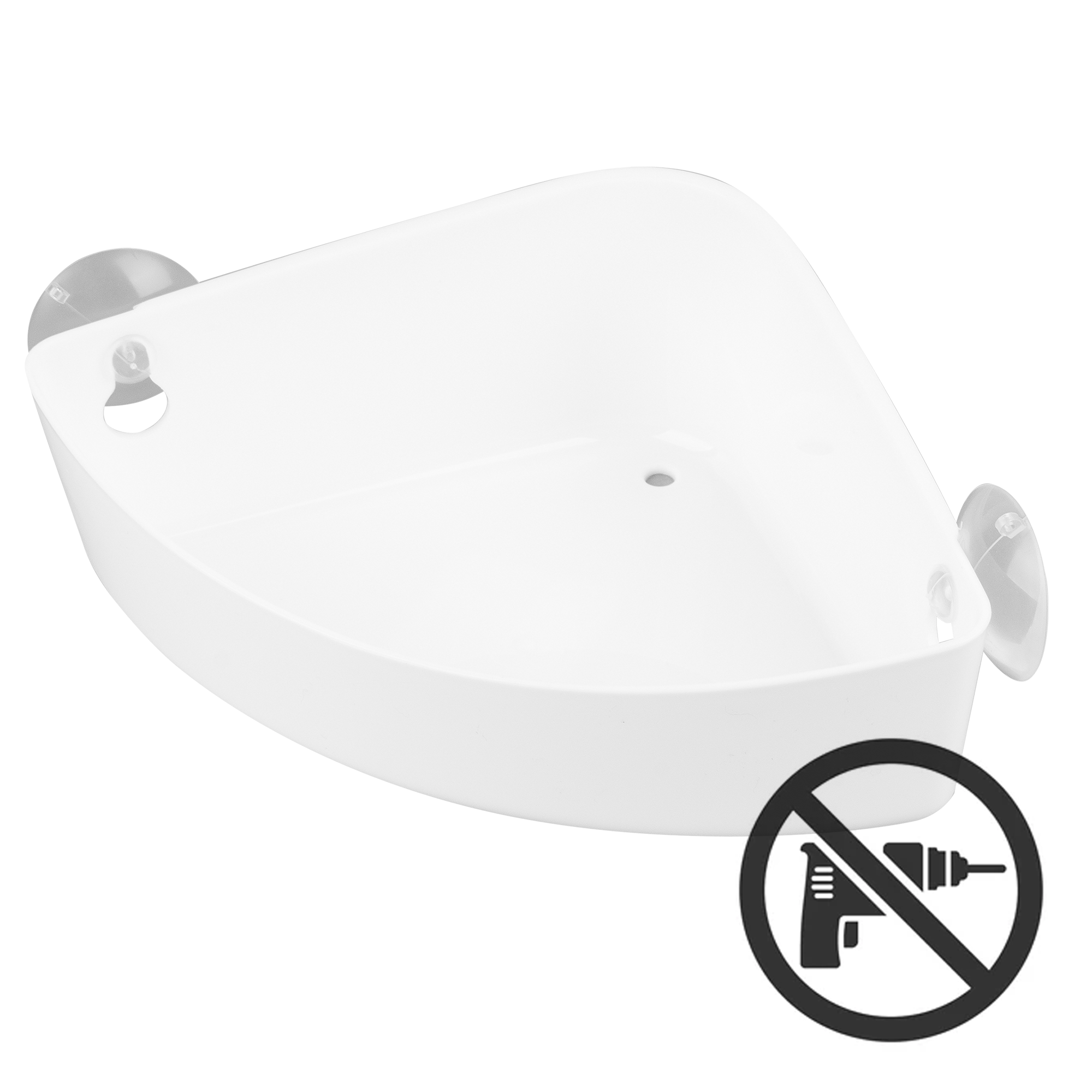 Угловая полка Santreyd Krita для ванной с креплением на присосках 82486021 STLM-0028227