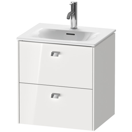 BR430904949 Тумбочка подвесная Brioso #BR4309 520 x 419 мм Графит матовый, декор Duravit - Вид №2