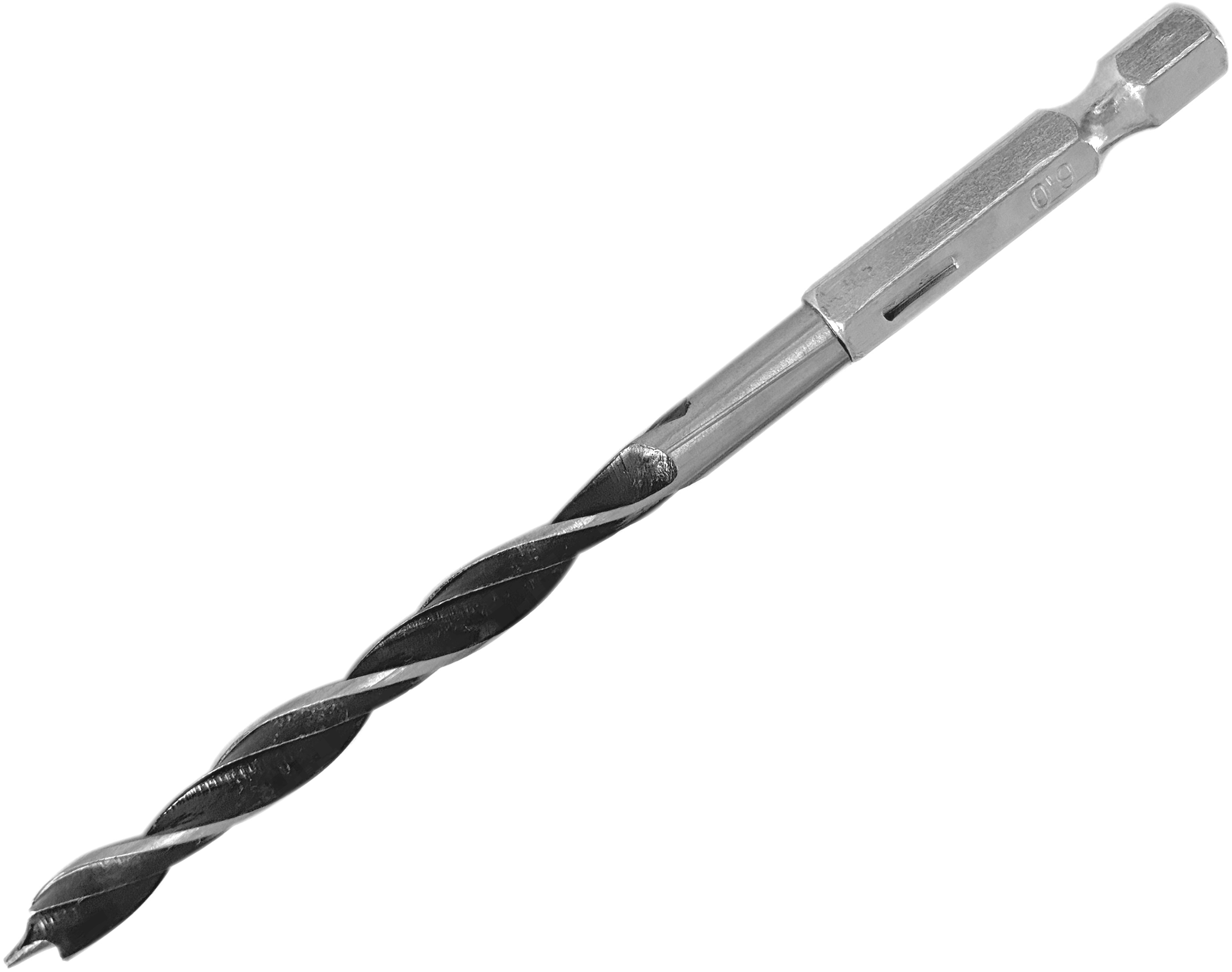 Сверло VIRA по дереву 6 мм с шестигранным хвостовиком 82909847