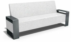 ENCHO ENCHEV - ETE Бетонная скамья со спинкой  159