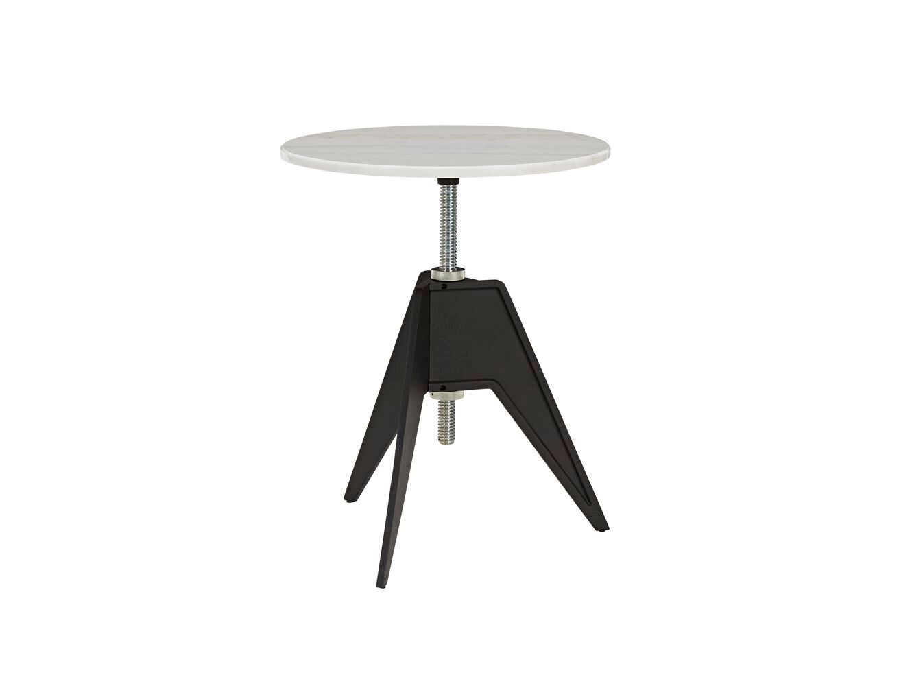 Круглый мраморный журнальный столик с регулируемой высотой Tom Dixon Screw ARCH-00103792