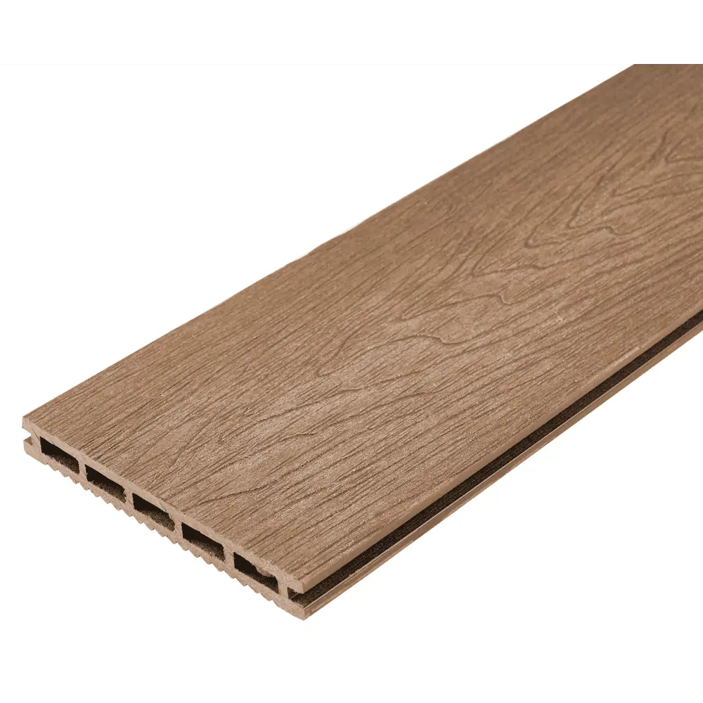 Террасная доска ДПК Прима Groentec цвет Дуб 3000x150x18 мм Вельвет 0.45 м² STLM-2190886