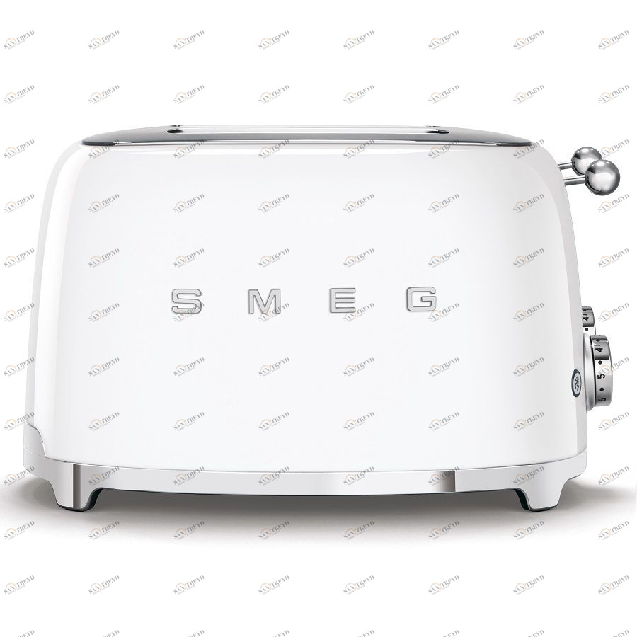 Тостер на 4 ломтика TSF03, белый Smeg TSF03WHEU
