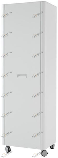 Ligne Roset Офисный шкаф из ДСП с распашными дверцами на колесиках Travel studio 001pfc3g