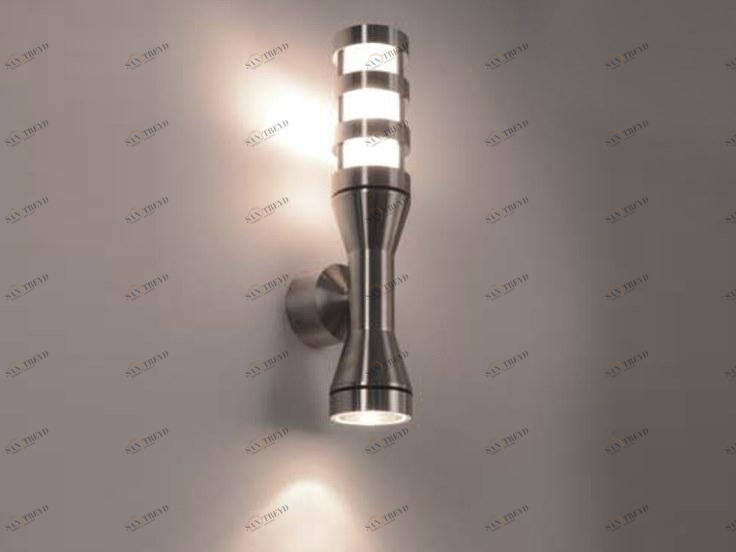 BEL-LIGHTING Настенный светильник turtle прямого и отраженного света из нержавеющей стали Zebra 798.2g.04