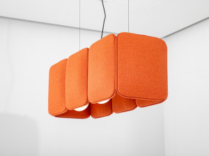 Акустическая ткань подвесной светильник