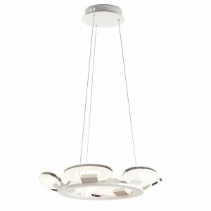 Подвесная люстра IDLamp Celia 399/9-LEDWhitechrome IDLAMP ДИЗАЙНЕРСКИЕ, CELIA 185415 -